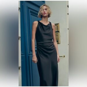 zara-dresses-nwt-zara-satin-effect-midi-dress-poshmark